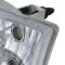Spec-D Tuning 99-04 Ford F250 Euro Headlight Chrome LH-F25099-ABM - alternate 6